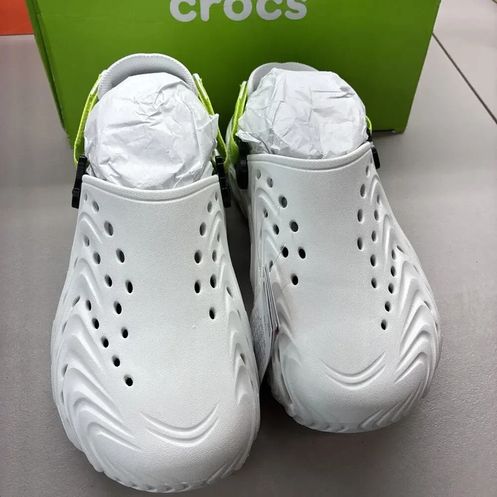 New Crocs Echo II Clogs Men’s Size 13 Moon Burst' 212810-1BB With Box